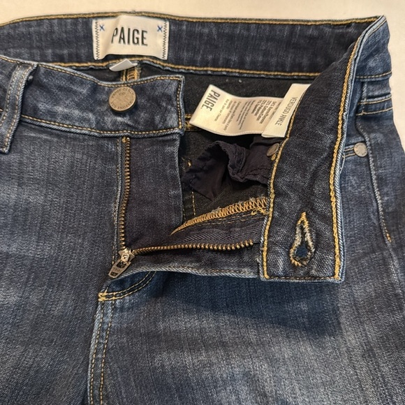 Paige Verdugo Skinny Ankle Blue Jean in Nottingham Size 27 - Picture 9 of 13